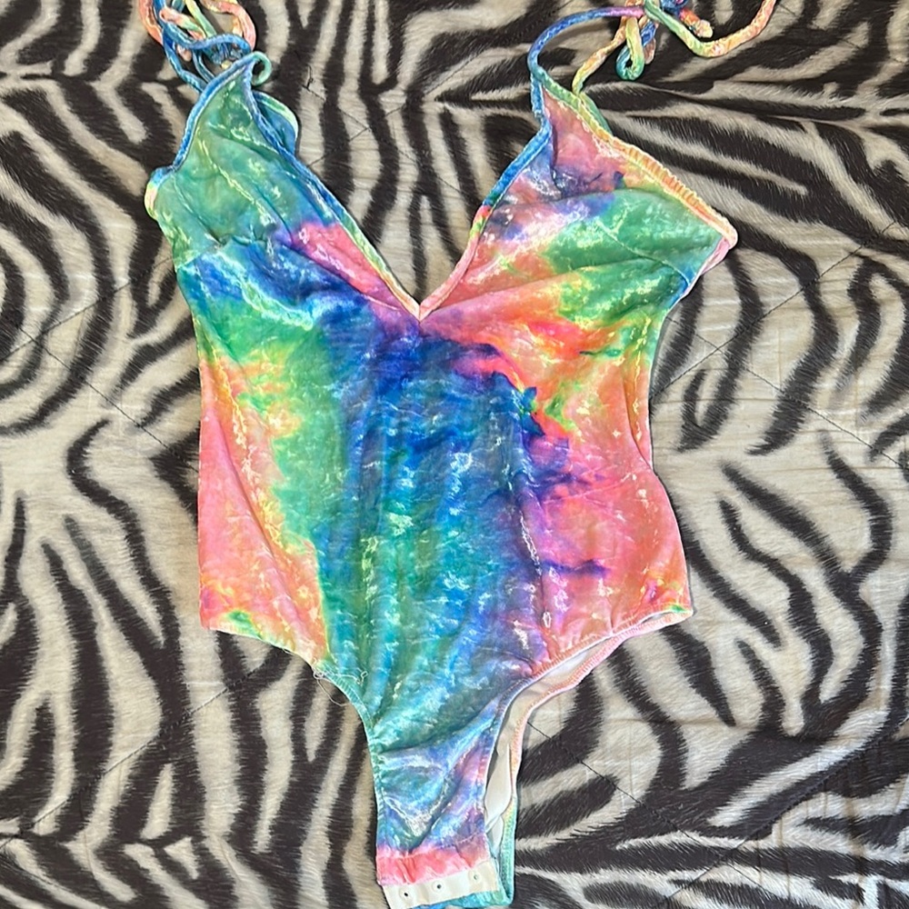 Vibrant Tie-Dye One-Piece